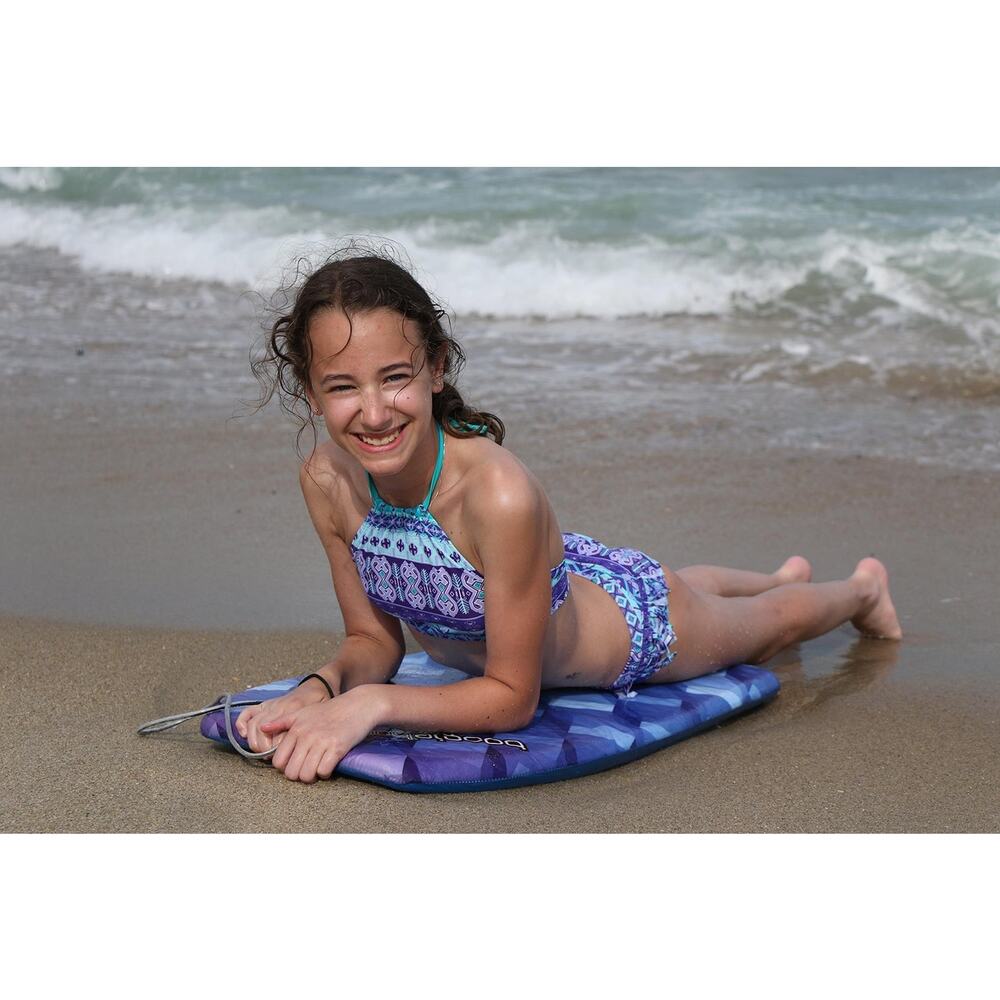 Kanu Surf Girls Halter Bikini 2-Piece Swimsuit Mahina Purple Size 12 - Picture 2 of 2